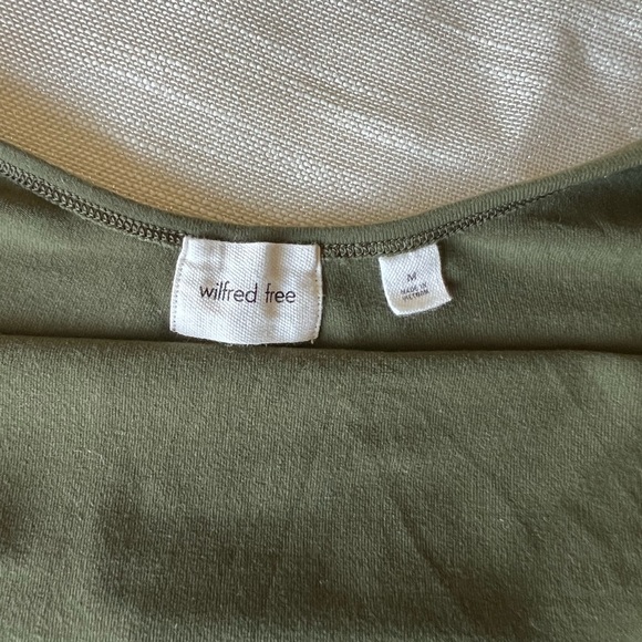 Aritzia Wilfred Free Leila Romper - M Olive Green - Picture 5 of 10